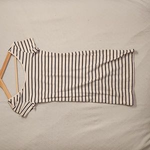 Divided: striped dress